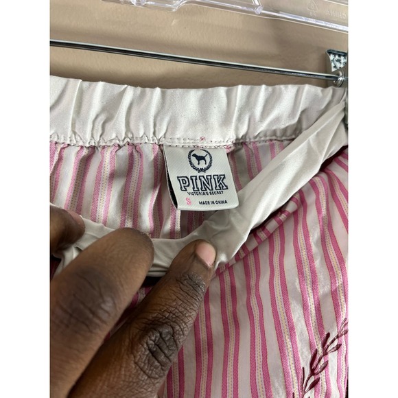 Pink Victoria Secret Stripe 100% cotton - Picture 4 of 4